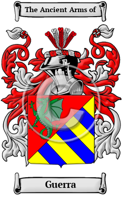 Guerra Family Crest Download (JPG) Heritage Series - 600 DPI