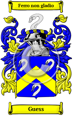 Guess Family Crest Download (JPG) Heritage Series - 600 DPI