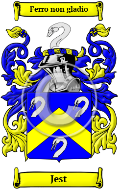 Jest Family Crest Download (JPG) Heritage Series - 600 DPI