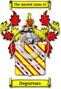 Deguevara Family Crest Download (jpg) Legacy Series - 150 DPI
