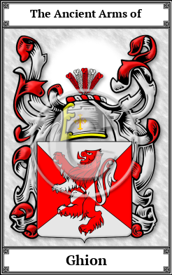 Ghion Family Crest Download (JPG) Book Plated - 600 DPI