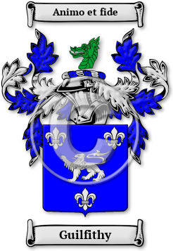 Guilfithy Family Crest Download (jpg) Legacy Series - 150 DPI