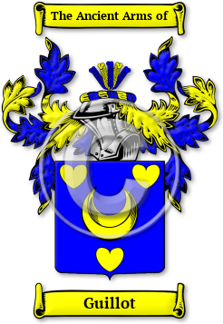 Guillot Family Crest Download (jpg) Legacy Series - 150 DPI