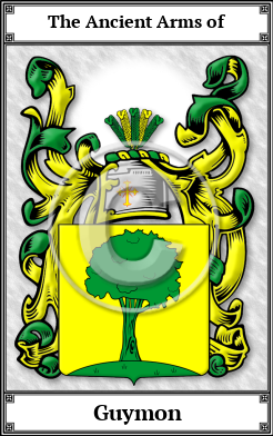 Guymon Family Crest Download (JPG)  Book Plated - 150 DPI