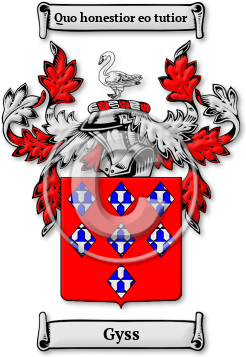 Gyss Family Crest Download (jpg) Legacy Series - 150 DPI