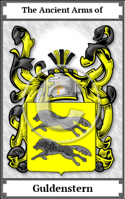 Guldenstern Family Crest Download (JPG)  Book Plated - 150 DPI