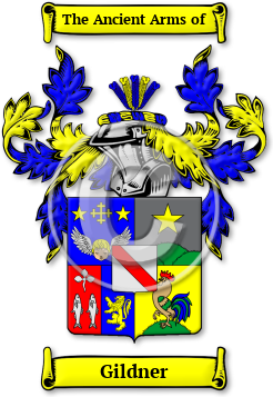 Gildner Family Crest Download (jpg) Legacy Series - 150 DPI