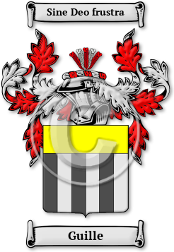 Guille Family Crest Download (jpg) Legacy Series - 150 DPI