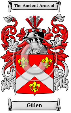 Gülen Family Crest Download (JPG) Heritage Series - 300 DPI