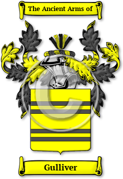 Gulliver Family Crest Download (jpg) Legacy Series - 150 DPI