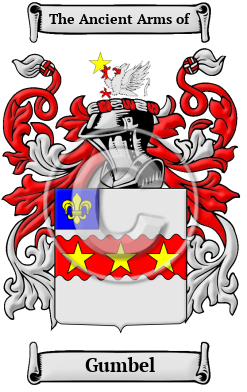 Gumbel Family Crest Download (jpg) Heritage Series - 150 DPI