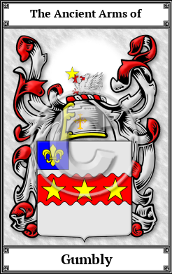 Gumbly Family Crest Download (JPG) Book Plated - 600 DPI