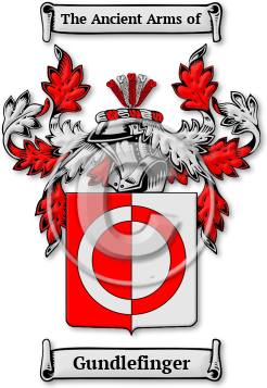 Gundlefinger Family Crest Download (jpg) Legacy Series - 150 DPI