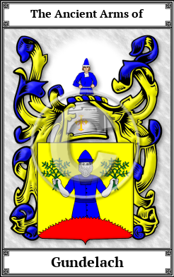 Gundelach Family Crest Download (JPG) Book Plated - 600 DPI