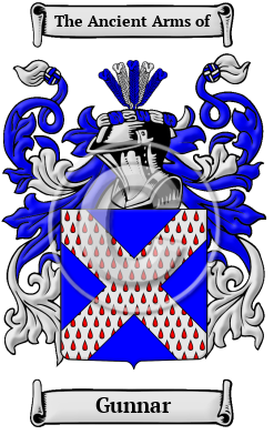 Gunnar Family Crest Download (jpg) Heritage Series - 150 DPI