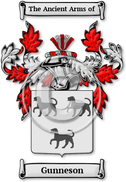 Gunneson Family Crest Download (jpg) Legacy Series - 150 DPI