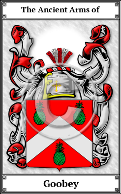 Goobey Family Crest Download (JPG)  Book Plated - 150 DPI