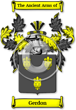 Gerdon Family Crest Download (JPG) Legacy Series - 600 DPI