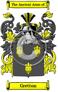 Gretton Family Crest/Coat of Arms
