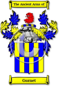 Gurnet Family Crest Download (jpg) Legacy Series - 150 DPI