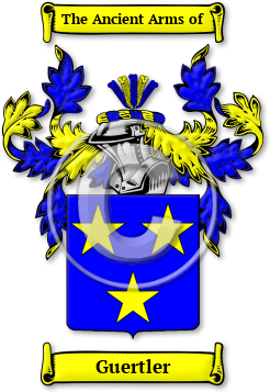 Guertler Family Crest Download (jpg) Legacy Series - 150 DPI