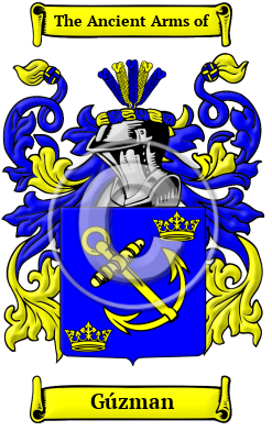 Gúzman Family Crest Download (JPG) Heritage Series - 300 DPI