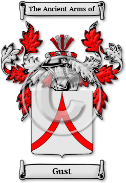 Gust Family Crest Download (jpg) Legacy Series - 150 DPI