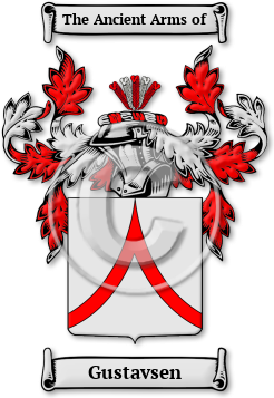 Gustavsen Family Crest Download (JPG) Legacy Series - 300 DPI