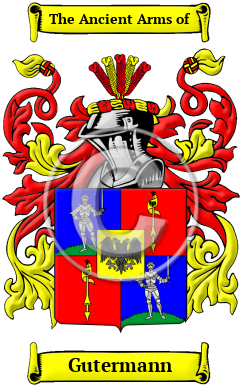 Gutermann Family Crest Download (JPG) Heritage Series - 600 DPI