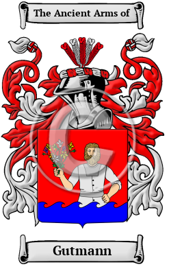 Gutmann Family Crest/Coat of Arms