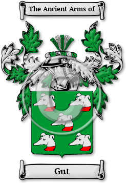 Gut Family Crest Download (jpg) Legacy Series - 150 DPI