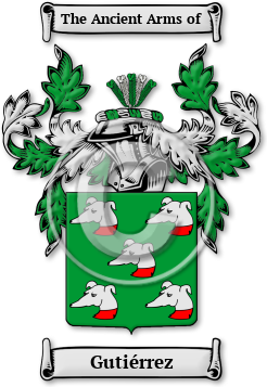 Gutiérrez Family Crest Download (jpg) Legacy Series - 150 DPI