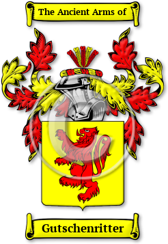 Gutschenritter Family Crest Download (jpg) Legacy Series - 150 DPI