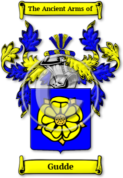 Gudde Family Crest Download (jpg) Legacy Series - 150 DPI