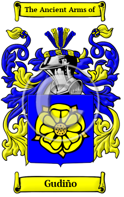 Gudiño Family Crest/Coat of Arms