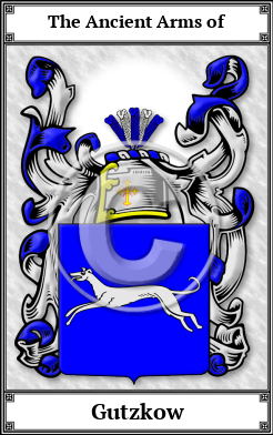 Gutzkow Family Crest Download (JPG)  Book Plated - 150 DPI