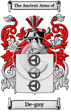 De-guy Family Crest Download (JPG) Heritage Series - 300 DPI