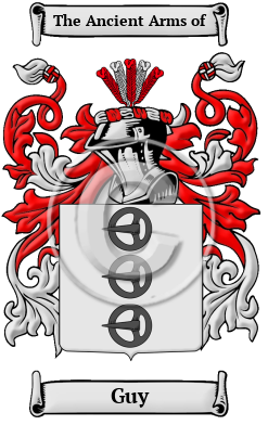 Guy Family Crest Download (JPG) Heritage Series - 600 DPI