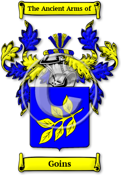 Goins Family Crest Download (jpg) Legacy Series - 150 DPI