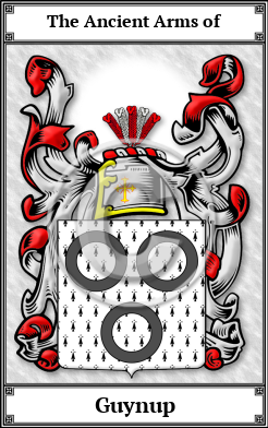 Guynup Family Crest Download (JPG) Book Plated - 600 DPI