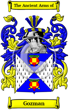 Gozman Family Crest Download (JPG) Heritage Series - 600 DPI