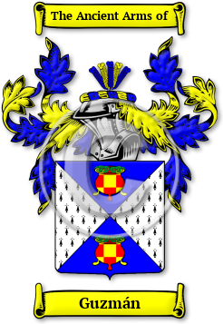Guzmán Family Crest Download (jpg) Legacy Series - 150 DPI