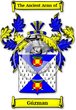 Gúzman Family Crest Download (jpg) Legacy Series - 150 DPI