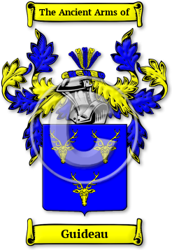 Guideau Family Crest Download (jpg) Legacy Series - 150 DPI