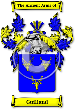 Guilland Family Crest Download (jpg) Legacy Series - 150 DPI