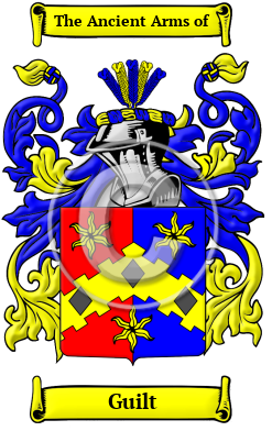 Guilt Family Crest Download (JPG) Heritage Series - 600 DPI