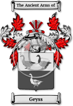 Geyss Family Crest Download (jpg) Legacy Series - 150 DPI