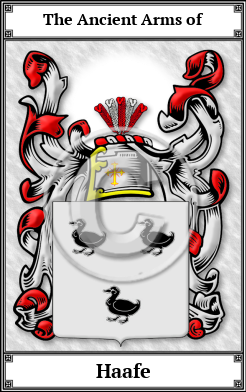 Haafe Family Crest Download (JPG) Book Plated - 600 DPI