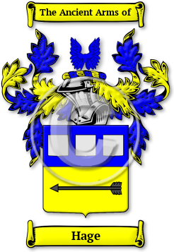 Hage Family Crest Download (jpg) Legacy Series - 150 DPI