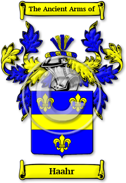 Haahr Family Crest Download (JPG) Legacy Series - 600 DPI